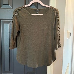 Olive green blouse